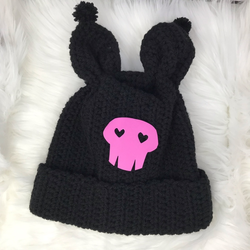 Kuromi Crochet Hat